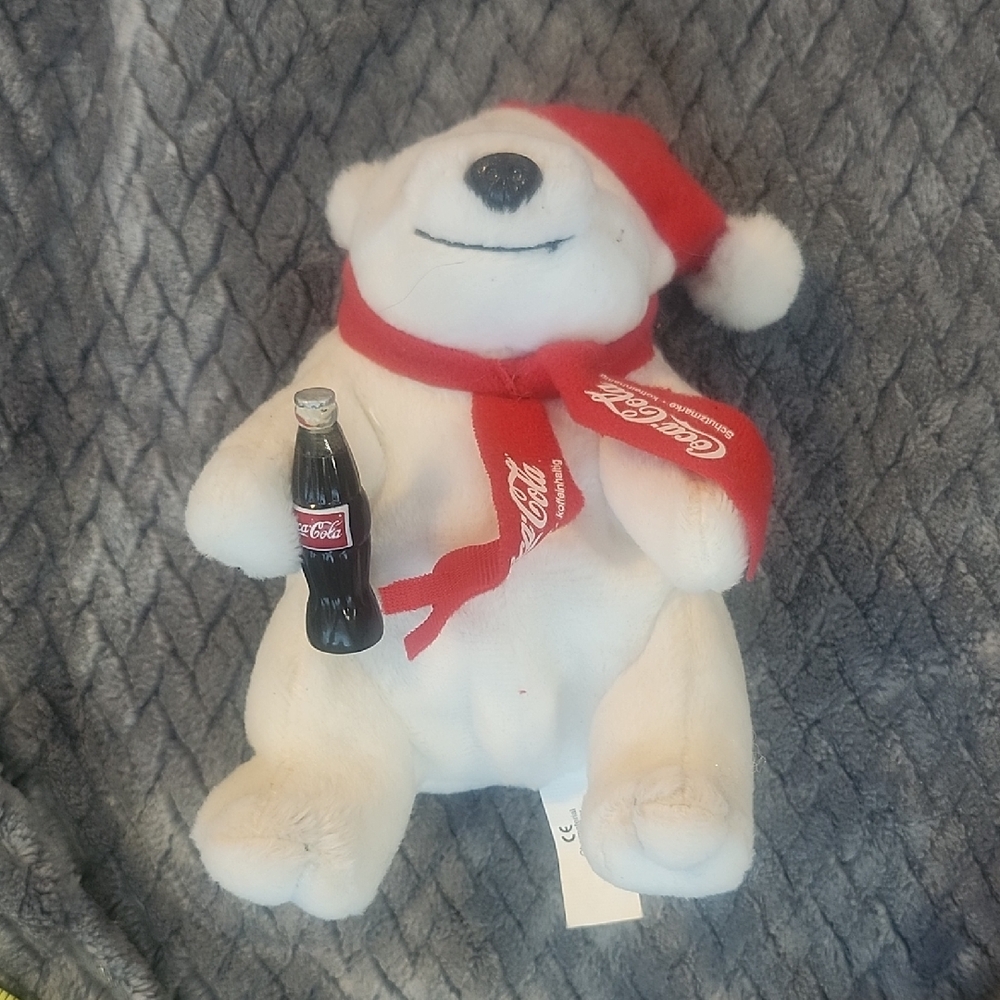 Coca-Cola Festive Polar Bear with Red Scarf